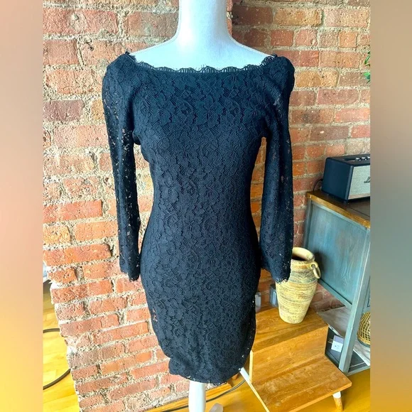 dvf blue lace dress DVF main image 0